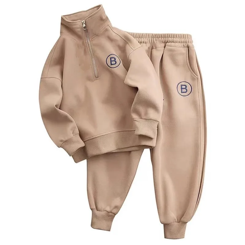 2024 Boys Clothing Sets 10 Years Wholesale Boys Set Clothes 2 Piece Sweatshirt+Pants Winter Kid Child Tracksuits for Boys