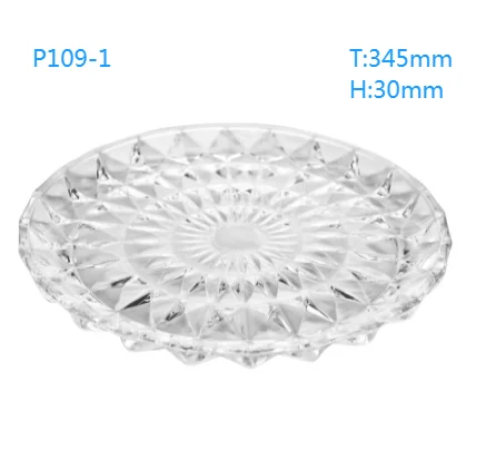 Красивая декоративная Хрустальная стеклянная конфета тарелка для сахара подставка еды круглая фруктового хлеба поднос салата Свадебная вечеринка