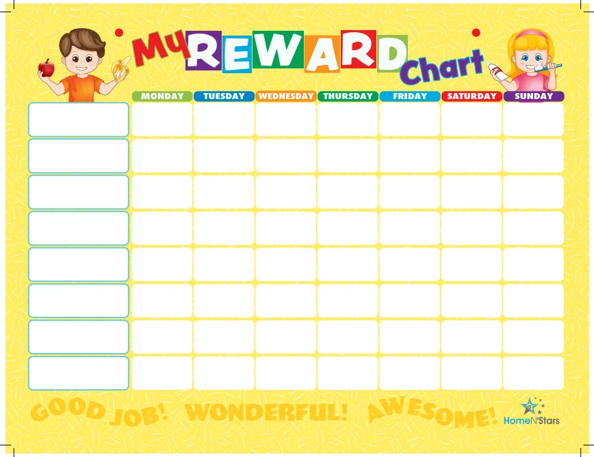 Amazon Hot Sales Fridge Magnetic Task Star Reward Board Suit Magnet Reward Chart Factory For Kids