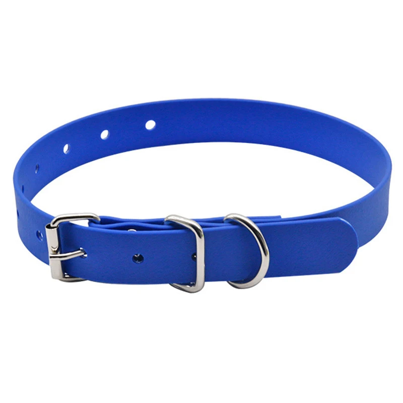 NiBao New Arrival Odor Free Custom Waterproof PVC Coated Webbing Dog Collar For Dogs Pets