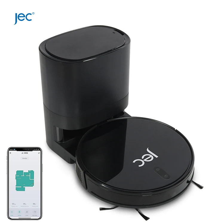 low price 3L self-empty dust station robot korea vacuum cleaner intelligent self cleaning