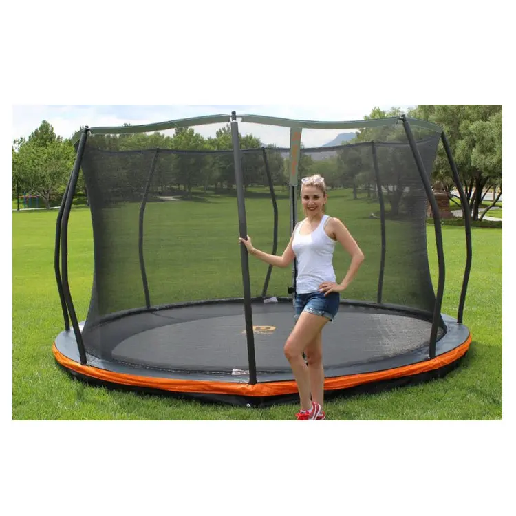 Fourstar round jumping underground trampoline outdoor 16ft