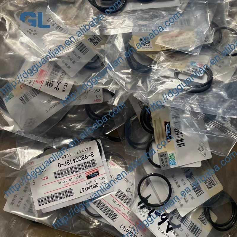 Nozzle Holder Sleeve Gasket  8-98004187-0 8980041870  for ISUZU FTR FVR 6HK1