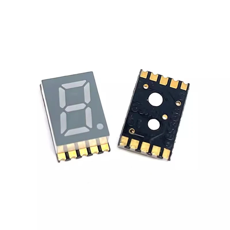 Ultra high brightness white SMD 1-digit common cathode 0.2/0.28-inch LED seven segment LED panel module display screen