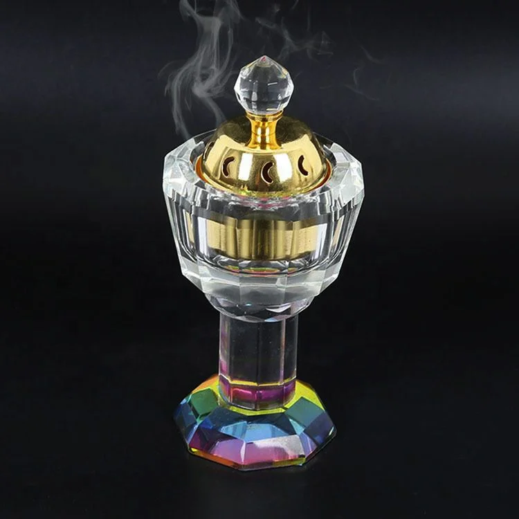bulk smart crystal incense arabic oil glass burner
