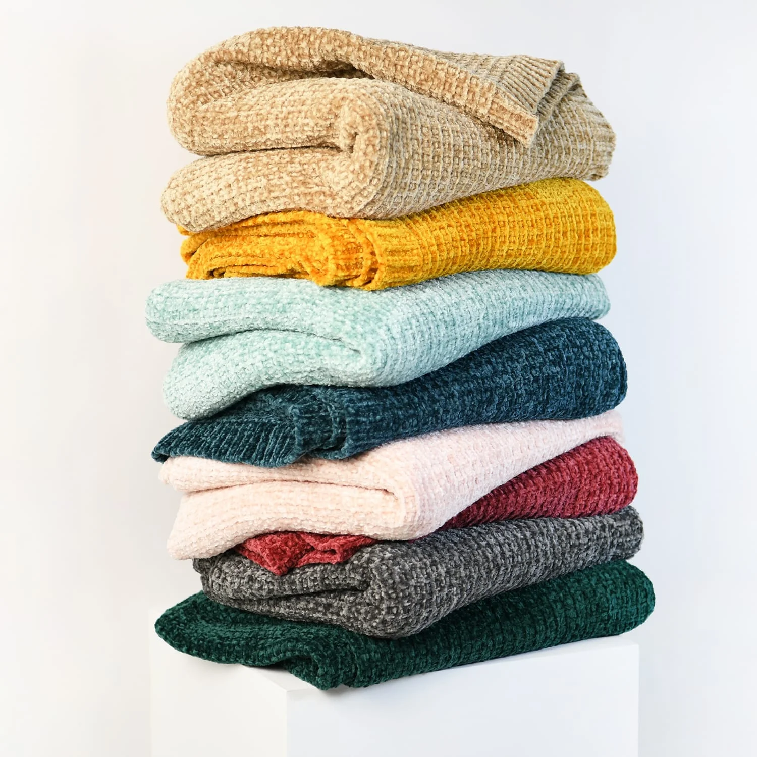 Other blanket throws super soft chunky knit chenille wholesale armchair bed sleeper use warm thick fluffy designer for winter