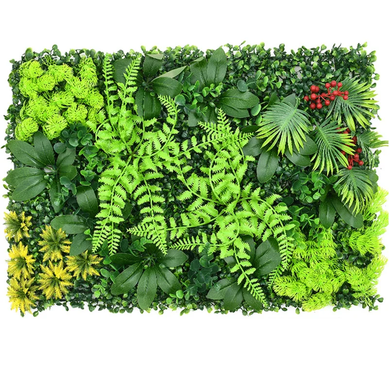 Cheap price 60x40cm no smell Friendly Home Decor Artificial Plant Wall Covering
