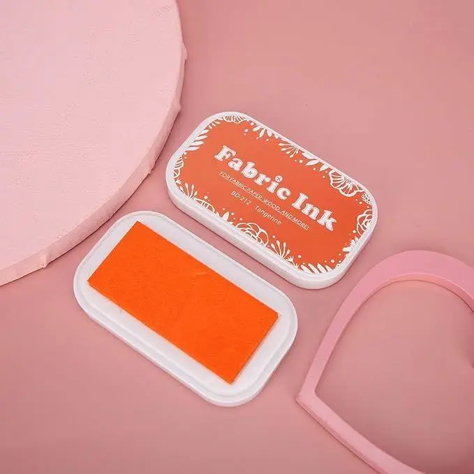 Wholesales DIY Scrapbook Fabric Ink Pads, Colorful Craft Ink Stamp Pads