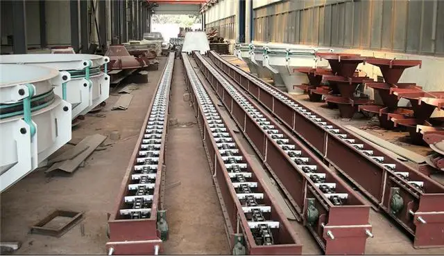 China factory price high quality high efficient customized double speed chain conveyor stainless steel slat chain conveyor