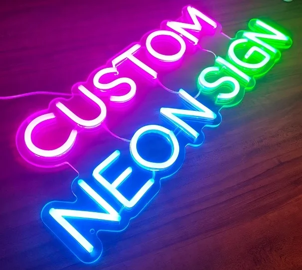 wholesale custom wall happy birthday open closed wedding acrylic flex logo neon sign business neon light led letter light