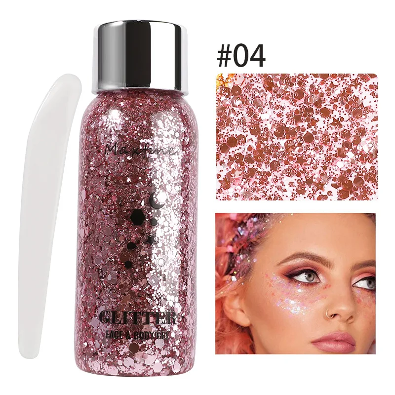 Wholesale Cosmetics Shiny Liquid Eyeshadow Waterproof Custom Glitter Shimmer Liquid Pigment Eye Shadow