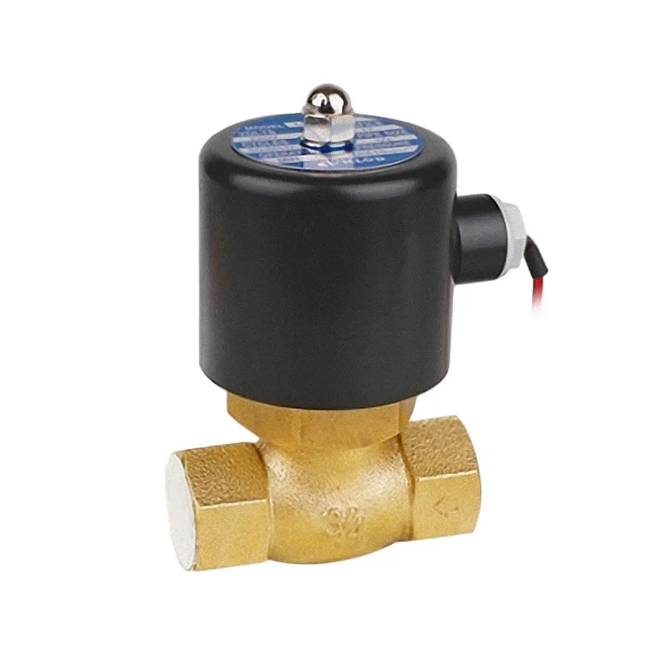 US-20 2L-20 series Normally Closed 3/4 Inch Brass Solenoid Valve  2/2 Way High Temperature Steam Solenoid Valve