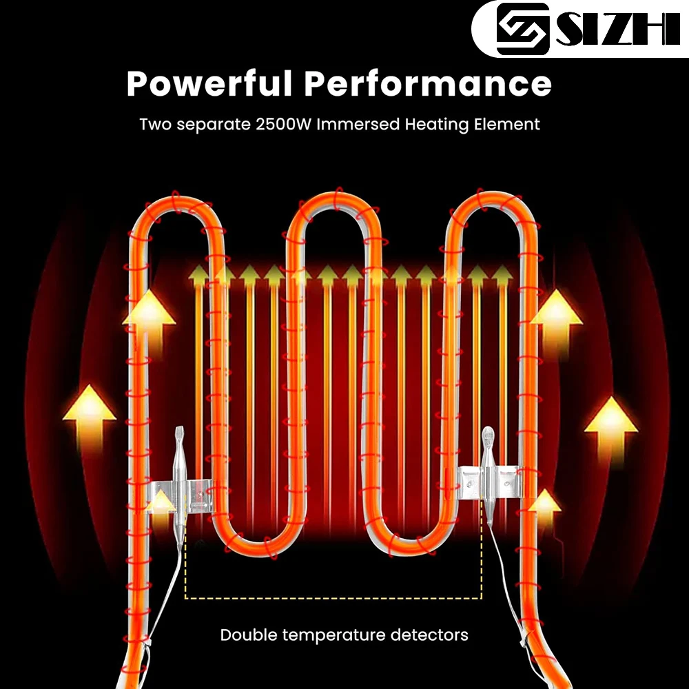 Sizhi OEM Wholesale Commercial 2 Tank 2 Basket Tabletop Chip Fryer Factory Price Deep Fryer Electric with Temperature Limiter