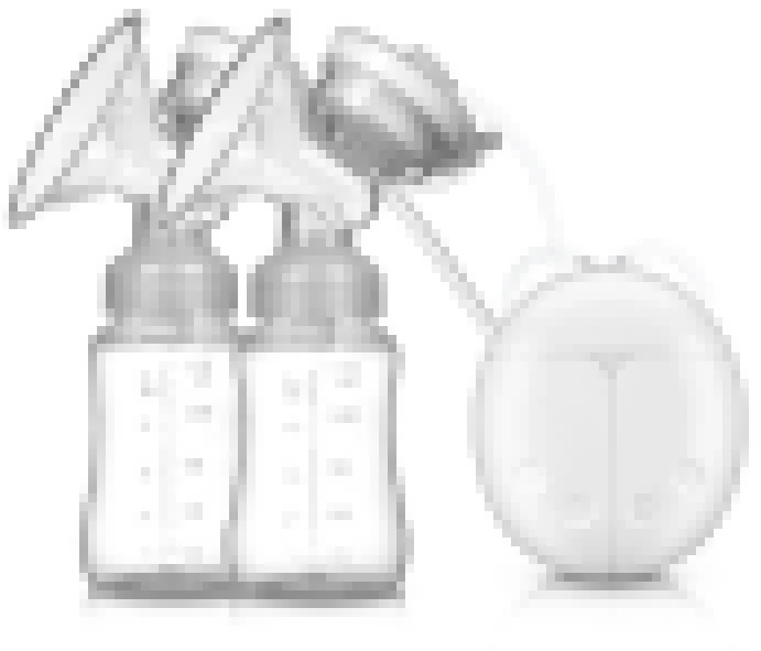 Bilateral Milk Feeding Electric Breast Pump 100% Food Grade PP+Silicone_0
