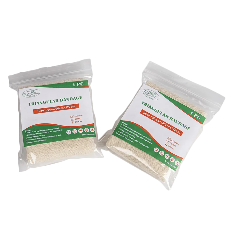 Medical Gauze Triangular Bandage, Non-woven Triangular Bandage 100 x 100 x 142 cm