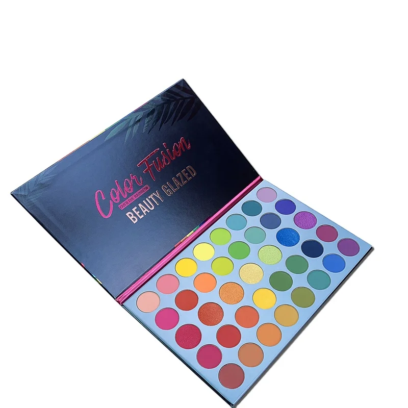  BEAUTY GLAZED тени для век 39 цветов Палитра хайлайтер неоновый пигмент матовые