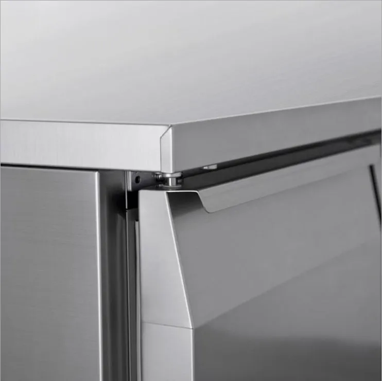 JINBEST Marble Pre Table Refrigerated Counter Workbench Pizza Cabinet Salad Bar Air-cooled