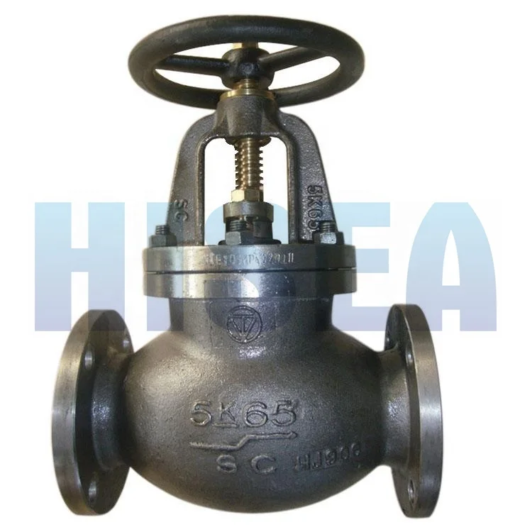 
JIS F7311 5k marine cast steel globe valve screw down non return check valves 
