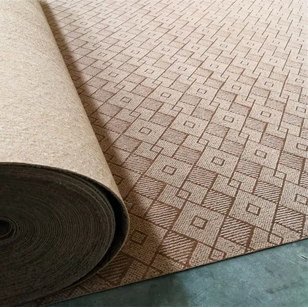 non woven needle punched indoor jacquard carpet for room,house,corridor,office floor