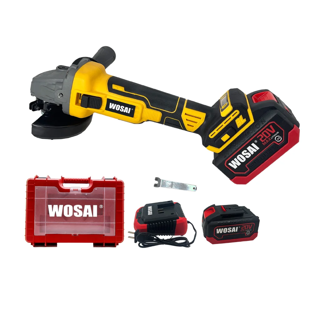 Wholesale Price Cordless Metal Grinding Cutting Tools 20 Volt Portable Brushless Angle Grinder Machine