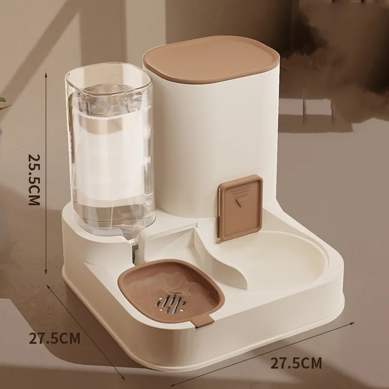 Stainless Steel Ceramic Automatic Water Feeder Pet Bowl Fully Automatic Pet Supplies for Dogs and Cats
