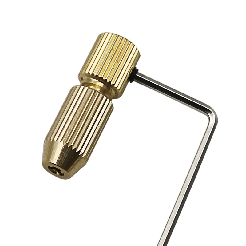 Brass Mini Drill Chuck Engraver Collet Chuck Electric Motor Shaft Fixture Clamp 0.8-1.5mm Rotary Tool Quick Change Chuck Adapter