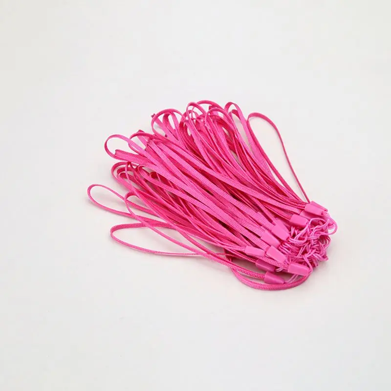 Ruilianshipin Stock Plastic Loss-Proof Telephone Line Spring Ropes, Key Chain Mobile Phone Lanyards Candy Color/