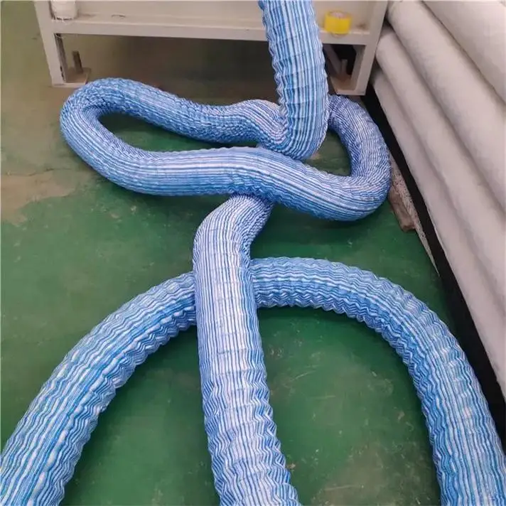 Manufacturer Park Green Soft Permeable Underground Drainage Pipe 150mm Diameter DN100 Spring Steel Wire