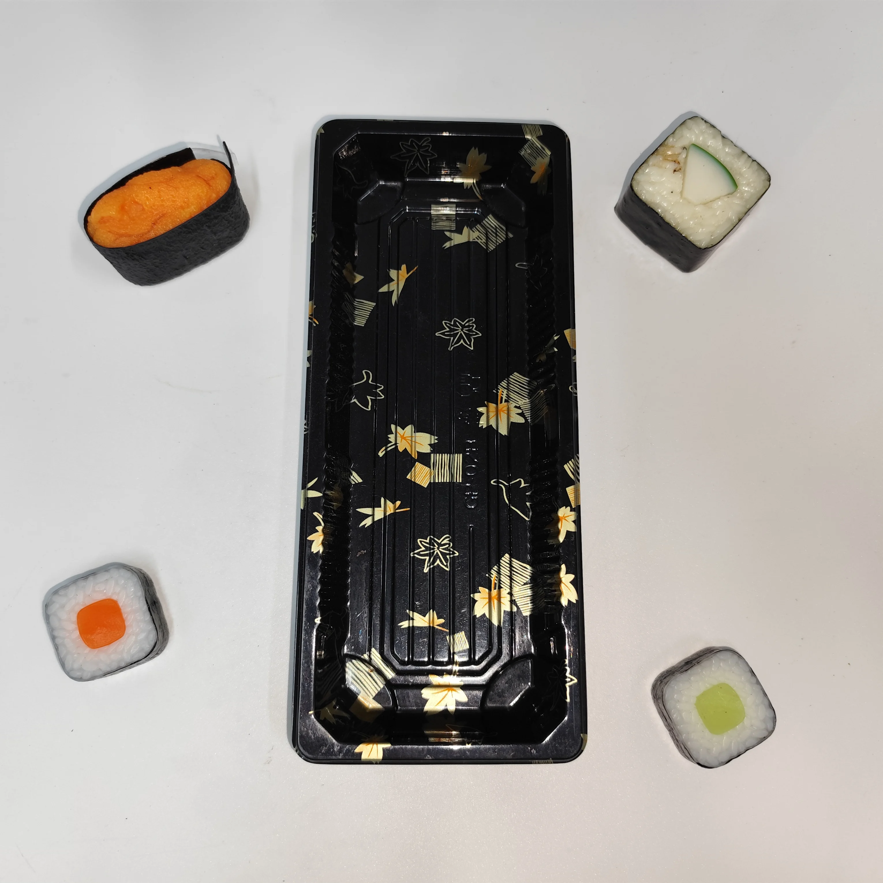 Wholesale High Quality Rectangular Sushi Box Disposable Plastic Sushi Container For Sushi Restaurants And Supermarkets