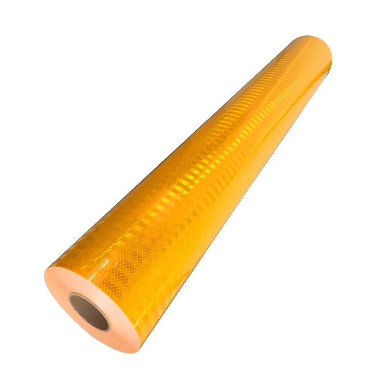 High Intensity Grade Acrylic Micro Prismatic Reflective Film Printable Adhesive Sheet High Visibility Flexible Reflective Sheet