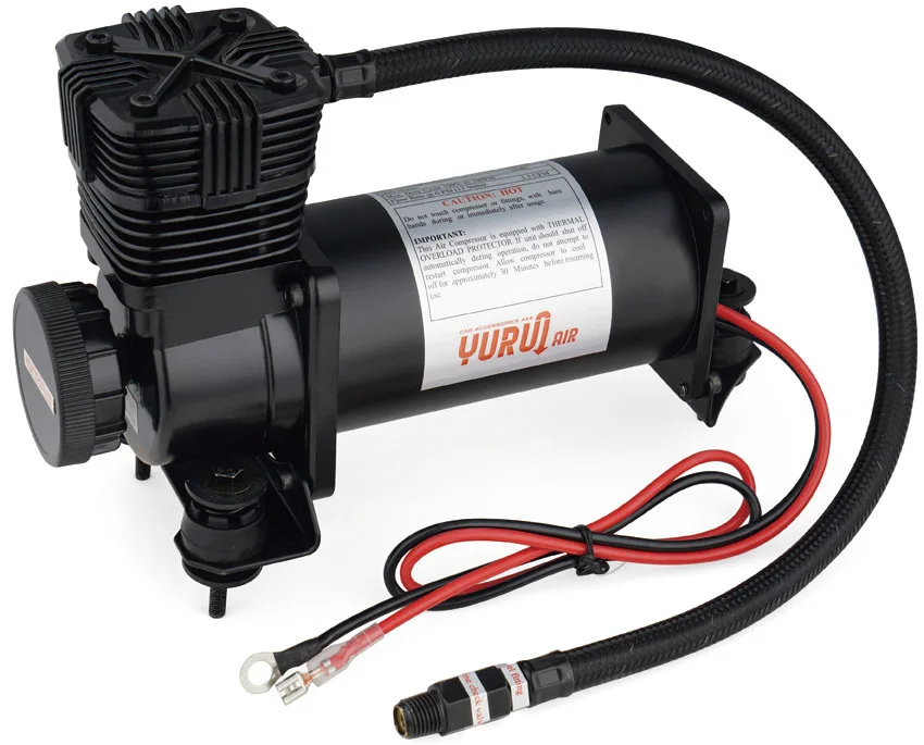 DC12V Universal air tools low noise 58dB metal horn compressor heavy truck air brake sliver suspensiopn pump