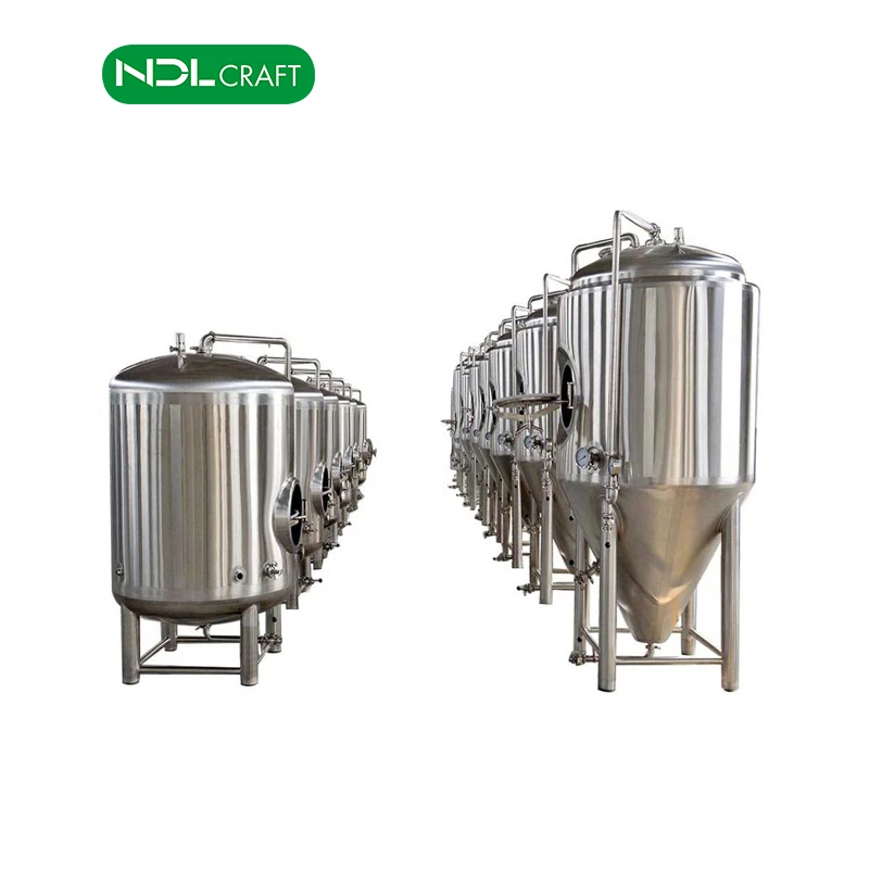 500L beer used micro stainless steel Double wall brite tank with jacket