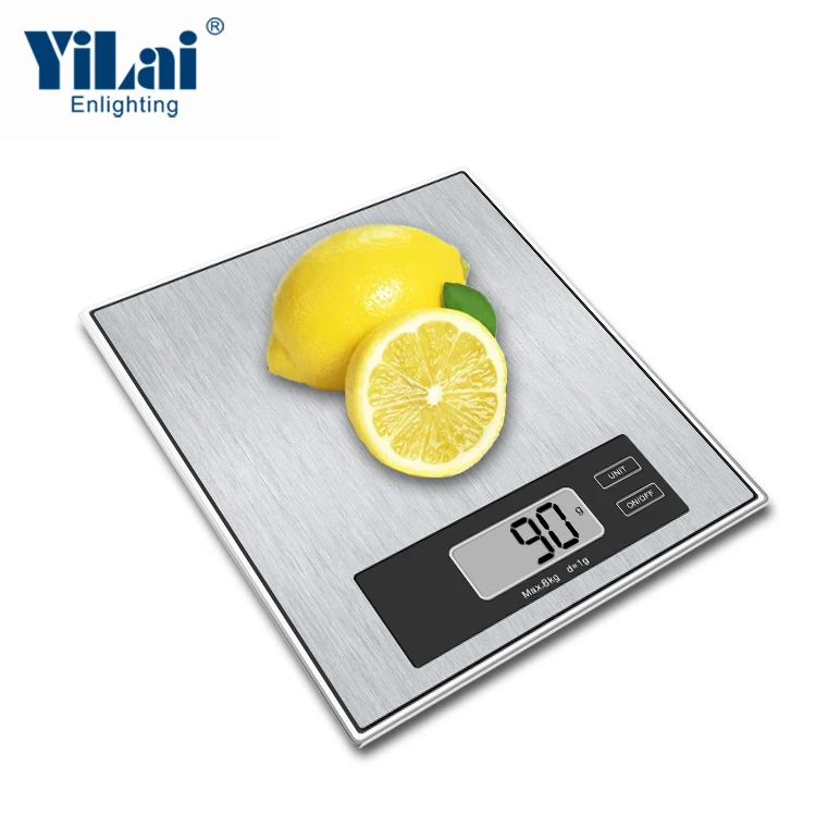 Electronic kitchen rechargeable scale 7kg /1g Double display 0-1kg/0.1g; 1-5kg/1g scales new design