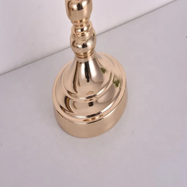 Бесплатная доставка) свадебное украшение, металлический Высокий золотой выставочный стенд в форме цветка для центрального оргстекла церкви sunyu1037