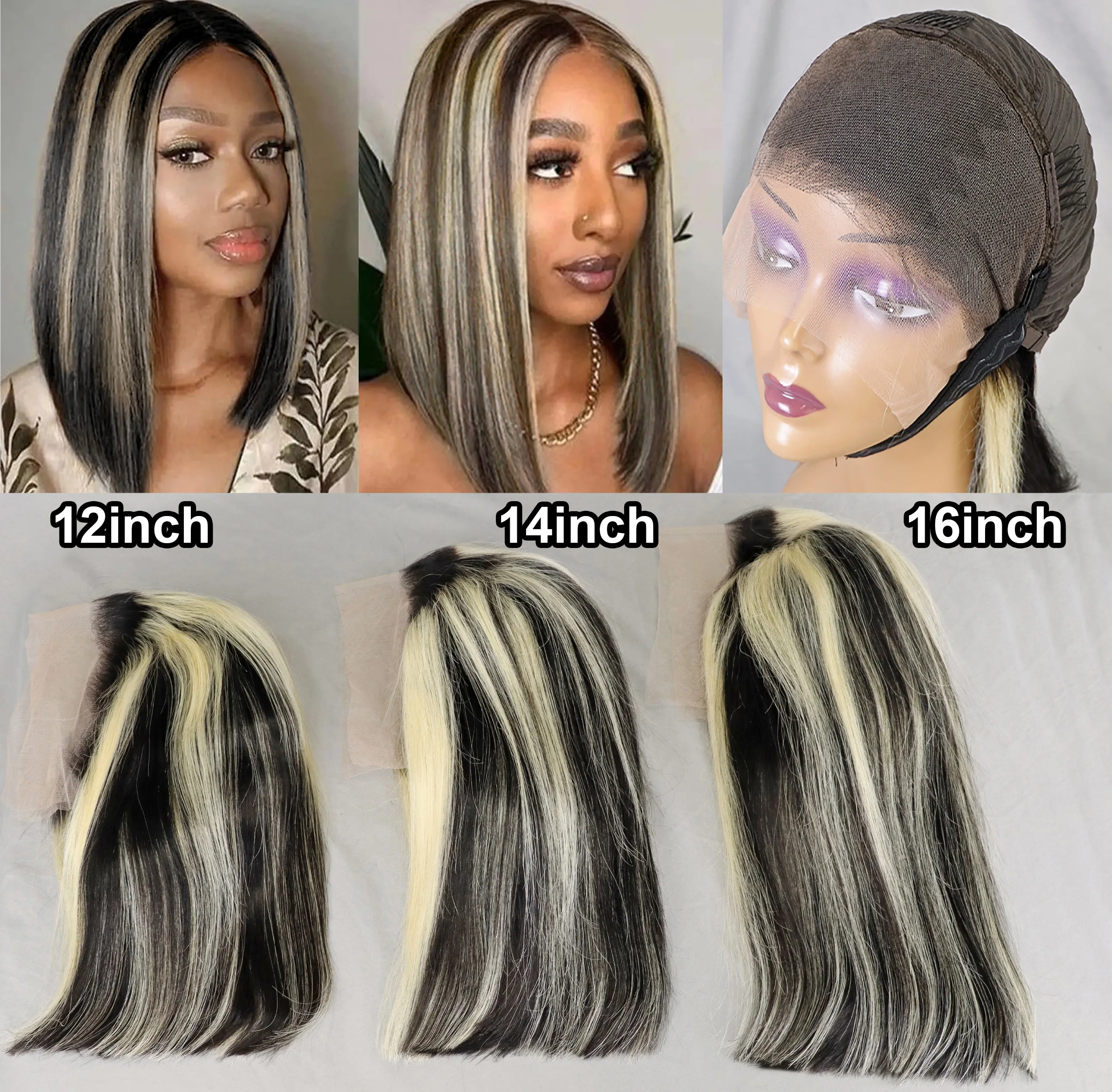 Wholesale Cheap Pixie Cut Short Bob Wigs Virgin Human Hair Lace Front Wig For Black Women Pixie Wig Full Lace Frontal 13x4