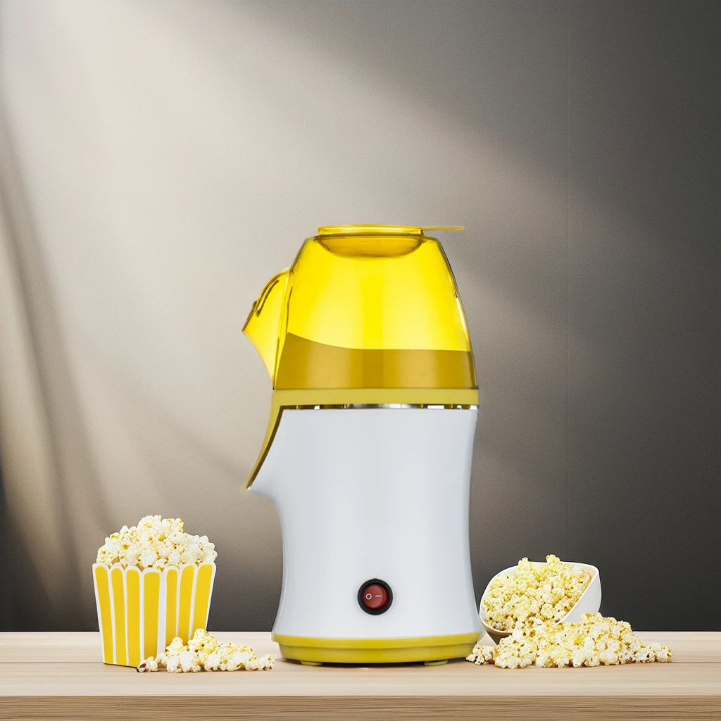 1200W GS Certified Durable Plastic Automatic Electric Mini Popcorn Maker Hot Air Household Use Popcorn Machine