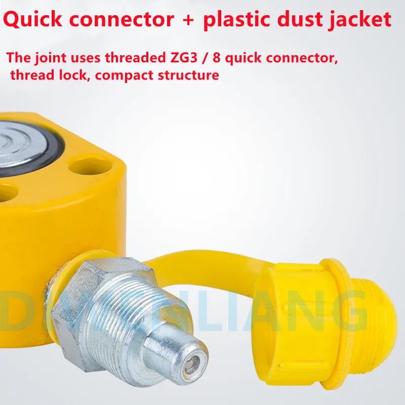 Ультратонкий гидравлический домкрат портативный Электрический разделенный ход 13 мм 20 тонн подъемный инструмент с ручным гидравлическим насосом