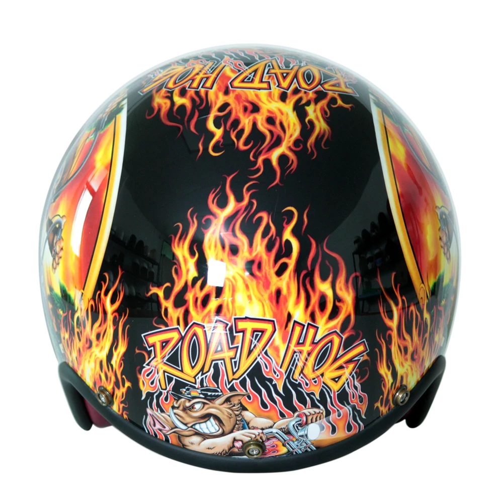 Vintage Open Face Motorcycle Helmet High Quality Motorbike  Chopper Style Retro Helmets Moto Capacete Scooter Helmets DOT