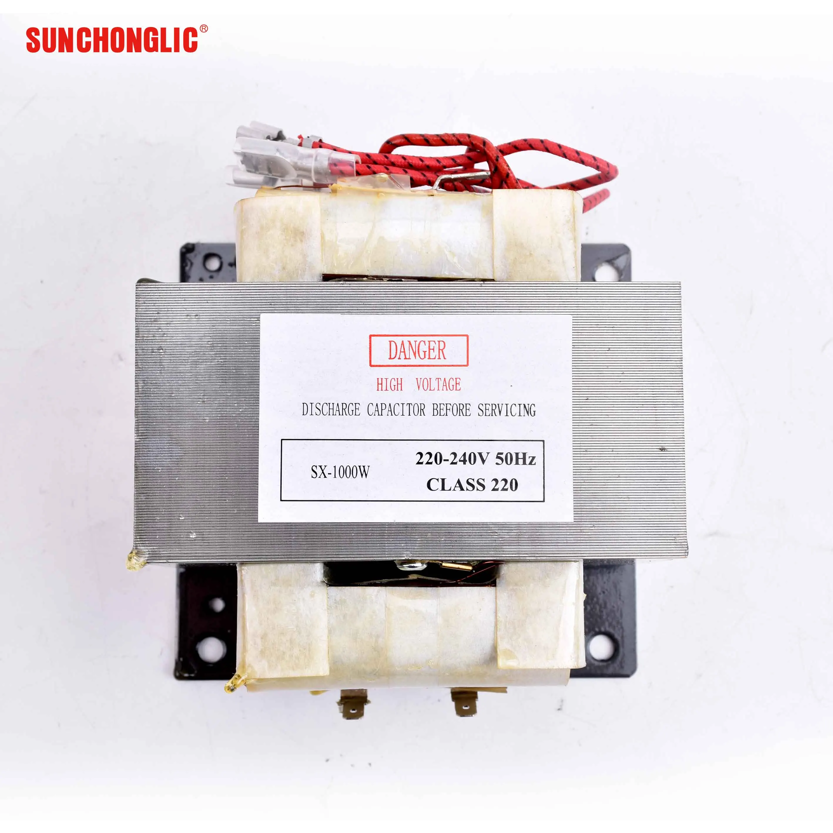 Sunchonglic microwave oven transformer 1000w microwave oven transformersolenoid large volume transformer for microwave oven