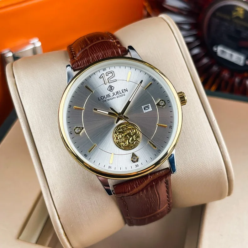 Louizulen criticized shaking sound fast hand live burst watch mechanical watch calendar luminous manufacturers direct sales