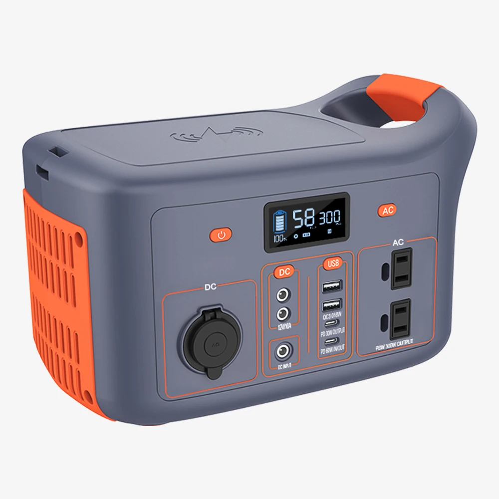 New Outdoor Charging Solar Generator Portable Power Station Supporting Quick Charge For Mobile Phone Laptop Camping 300W