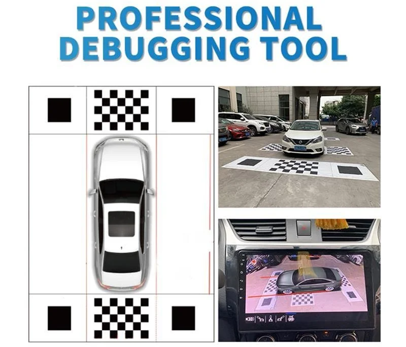 Full 4 lens Night Vision Driving Recorder 360 Degree Reversing Camera  Car Factory