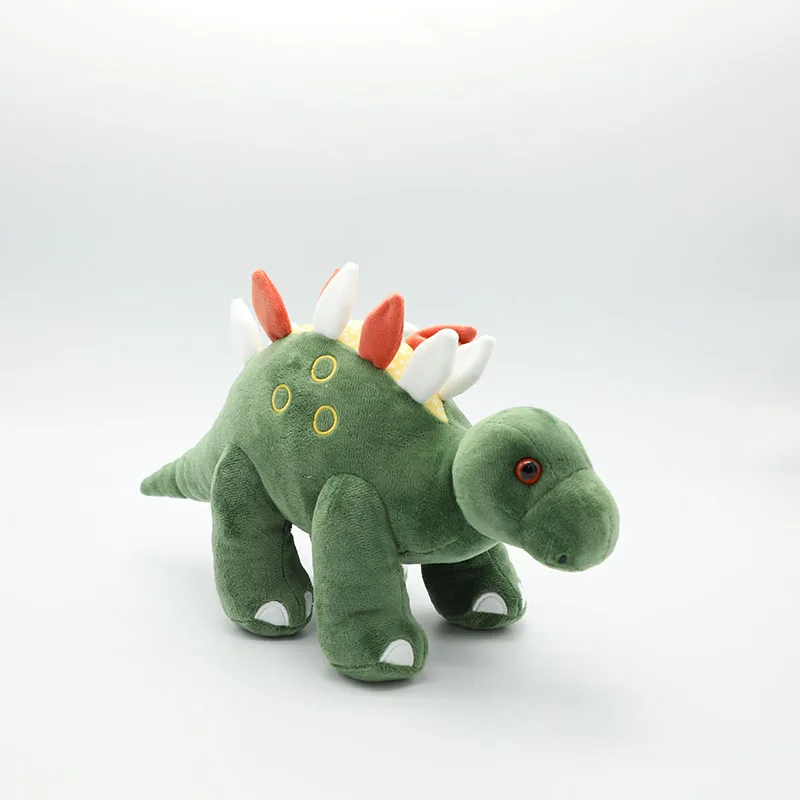 2021 new design lovely stuffed animal green glowing dinosaur plush toys