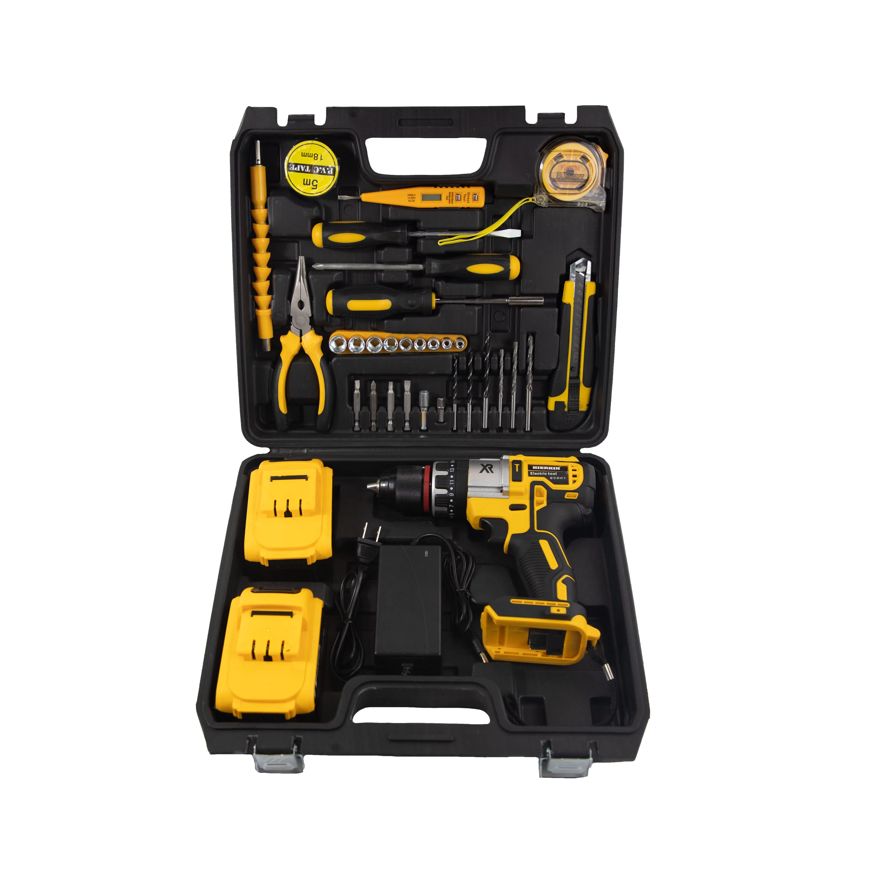 HIERKIN Good Quality li-ion battery battery cell electric tools set power drills electric motor drilling machines drill bit