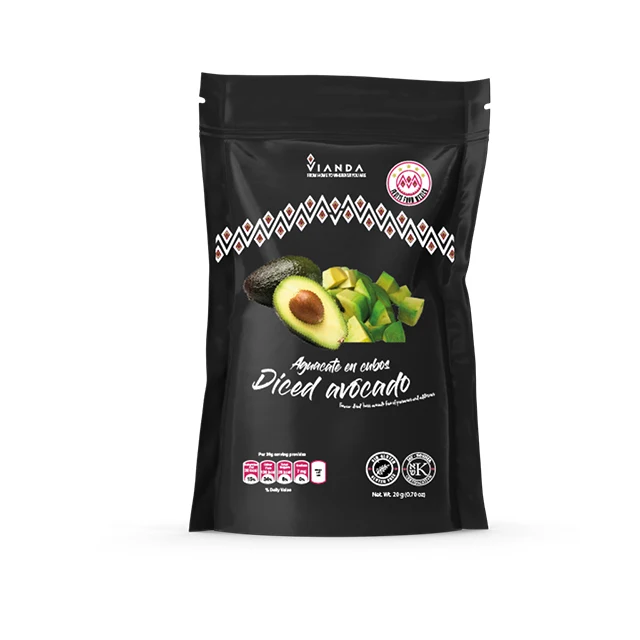 Lyophilized Sweet Dice Products Snacks Dehydrated Trade Mix Fruit Wholesale Frozen Fresh Avocado Dried Supplier