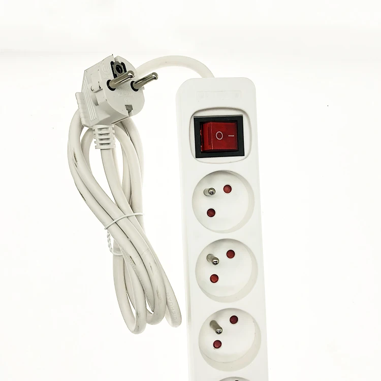 china power extension french plug socket trade 6 socket electric board power strip
