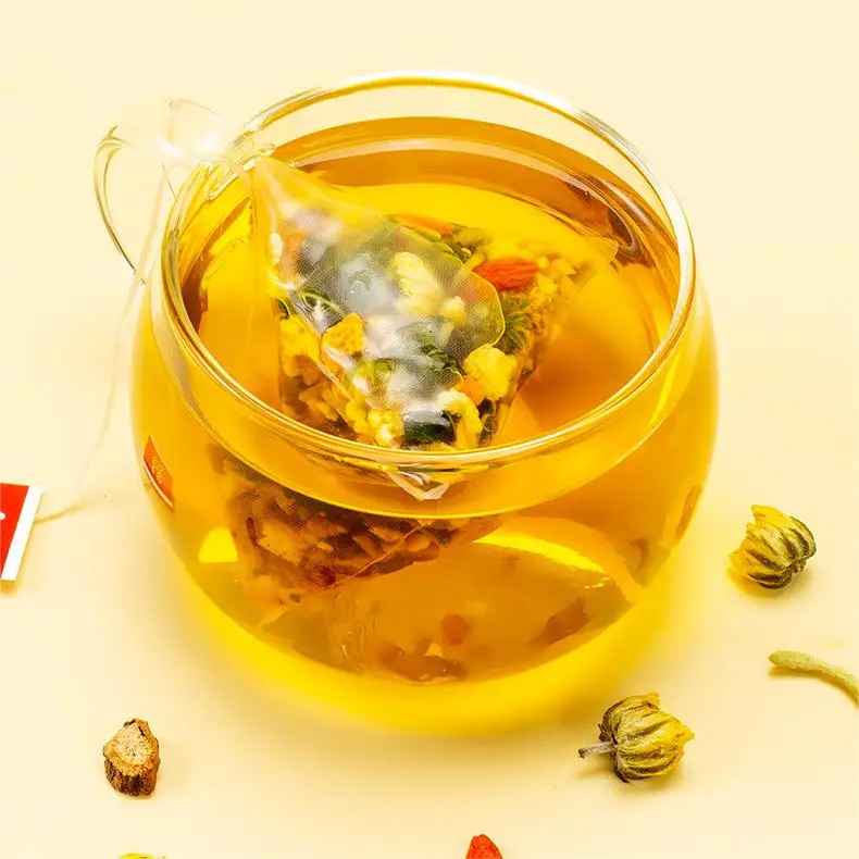 Chrysanthemum Medlar Tea Cassia Seed Honeysuckle Triangle Health Organic Tea Bag Packaging OEM Manufacturer