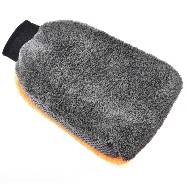 
Hot selling microfiber mitt cleaning glove 