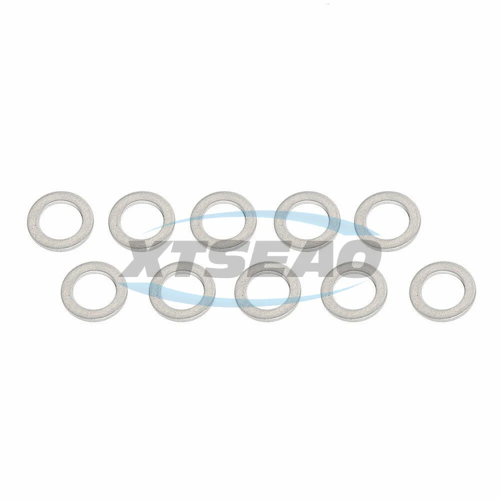 XTSEAO 21513-23001 21513-23000 2151323001 2151323000 for ki a Hyunda i  14*20 *2 mm  flat washer  Aluminum Gasket