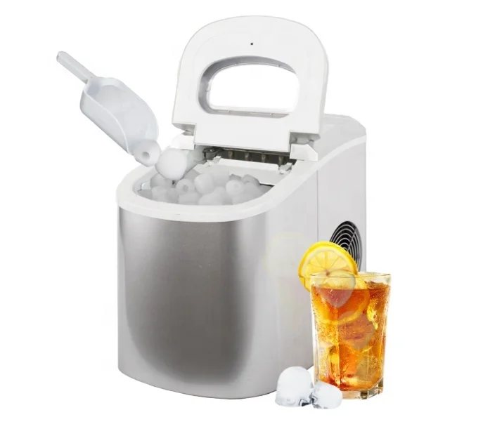 Portable desktop ice maker intelligent dynamic display countdown ice maker home dormitory bar milk tea shop bullet ice maker
